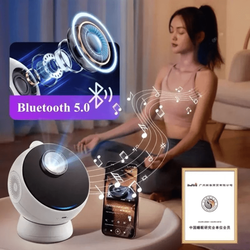 12in1 Shiny Star Meteor Bluetooth Night Projector