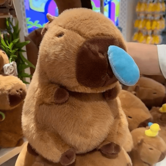 Adorable Sneezy Capybara Animal Plushie