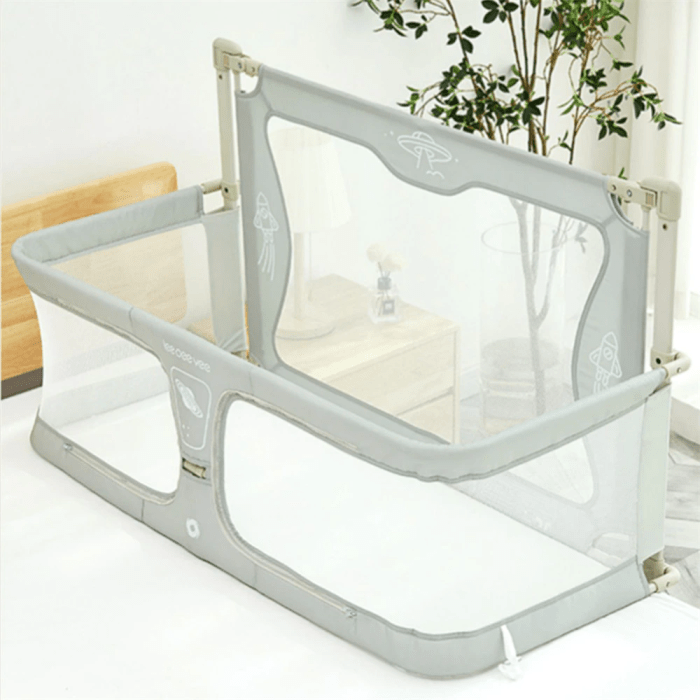 Baby Comfy Safety Lightweight Bed Side Crib