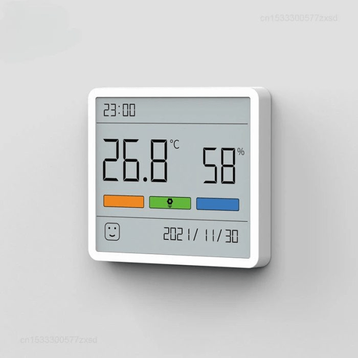 All-in-One Indoor Humidity Meter Clock Digital Thermometer