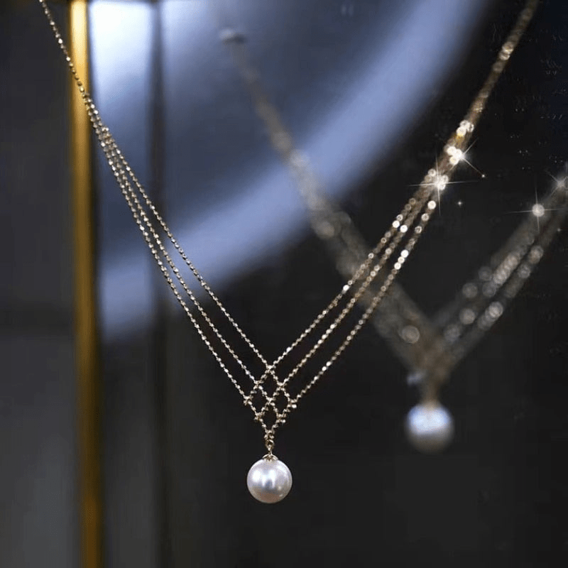 Bohemian Drop Stylish Pearl Necklace