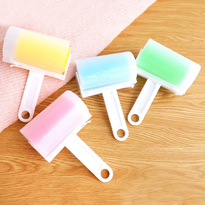 Sticky Washable Dust Lint Cleaning Brush Roller