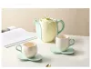 #1042 - Tulip Ceramic Coffee Cup Set: Perfect Gift for Couples