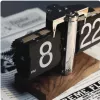 Vintage-inspired Artisanal Automatic Page-turning Clock