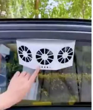 Car Solar Fan