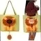 #132 - Lion-Shaped Show Head Pet Canvas Shaped Shoulder Bag
