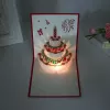 Product 33: 3D Birthday Music Happy Cake Cards