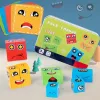 108 - Expressive Face Montessori Cube Game