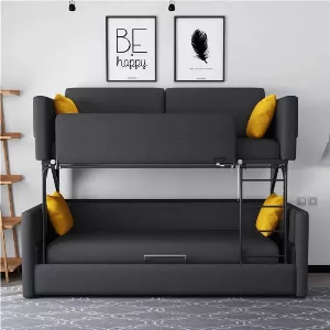 Modern Space Sleeper Saving Foldable Bunk Bed Sofa