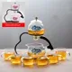 Creative Discoloration Teapot Glass Lazy Automatic Tea Making Household Pu'er Scented Kung Fu tea Tea Set Infuser Drinking