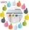 10Pcs Silicone Hook Wire Organizer