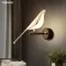 Nordic LED Golden Bird Wall Lamp