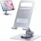 #128 - Tablet Stand, iPad Stand Holder, Aluminum 360° Rotating Foldable Monitor Stand