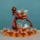 Tea Making Kungfu Teapot Teacup Automatic Tea Set Heat-resistant Glass Teapot Holder Base Tea infusers Tea Ware