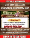 WoodProfits   Start & Run A Successful Woodworking Business From Home