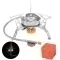 Cuisinière à gaz de camping extérieure coupe-vent