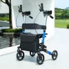 #070 - Elderly Rehabilitation Walking Assist Folding Walker