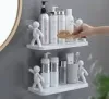 Wall Mounted Kitchen Bathroom Storage Racks
