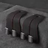 #090 - Double Hook Car Back Seat Organizer Leather Hooks