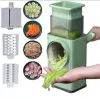 Ralador de Queijo Fatiador Legumes Cortador Vegetais Manual 3 em 1