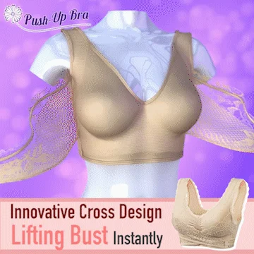 #1138 -  Comfy Corset Bra Front Cross Side Buckle Lace Bras
