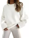 #21 ANRABESS Women's Oversized Crewneck