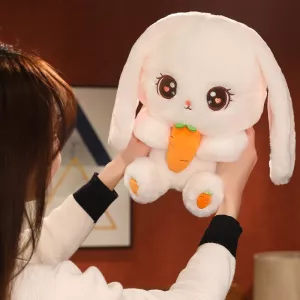 Cozy Long Ears Rabbit Plush Pillow