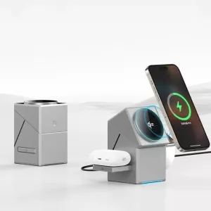 Power Hub Rotating Station 3in1 Wireless Charger