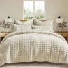 Luxury Velvet Quilt King Size, Ultra Soft Velvet Bedding Sets