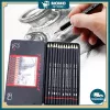 12 Pcs Charcoal sketch