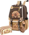#15 Kapibara Capybara Cartoon Backpack