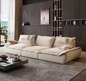 Ultra-Wide Italian Design Adjustable Backrest Sofa
