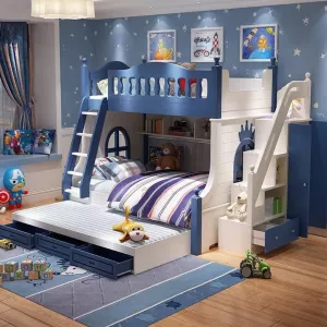 Dream Castle All-in-One Storage Kids Bunk Bed
