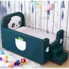 Cute Panda Easy Access Bedside Toddler Bed