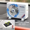Mini Aircon Car Diffuser | Solar Powered Lemon Scent Air Freshener