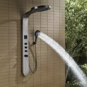 Hydro Massage Rainfall Digital Shower Set