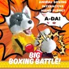 Boxing Husky Hand Puppet &ndash; Plush Dog Toy with Sound &amp; Finger Action