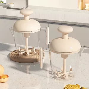Ergonomic Multi-Blade Manual Egg Mixer