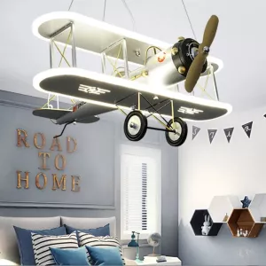 Vintage Plane Fun Bedroom Ceiling Lamp
