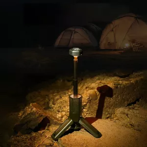 Camp Caster Adjustable Tripod Lantern