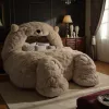 Cozy Animals Oversized Plush Beds