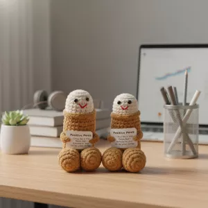 Emotional Support Adult Humor Crochet Doll