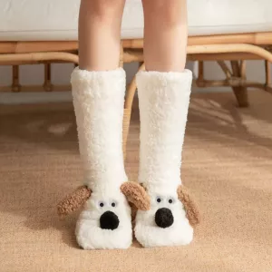 Fluffy Ears Cozy Long Socks