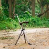#57-Elderly Foldable Walking Chair Stick