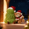 #2853 - Hidden Surprise Christmas Tree Plush Bear