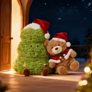 Hidden Surprise Christmas Tree Plush Bear