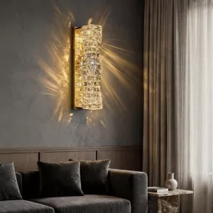 Icefall Crystal American Wall Lamp