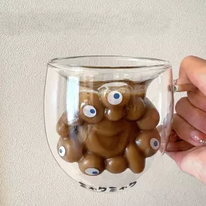 Crazy Eyes Monster Glass Mug