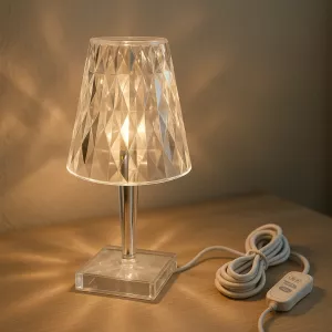 Diamond Acrylic Table Lamp