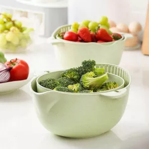 Multifunctional Double-Layer Drain Basket